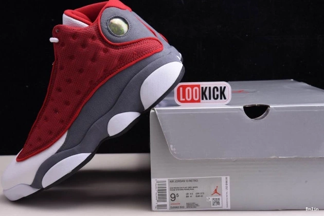 Bmlin Shoes Flint Red Gym Retro 13 Grey 414571-600 Air Jordan 0804